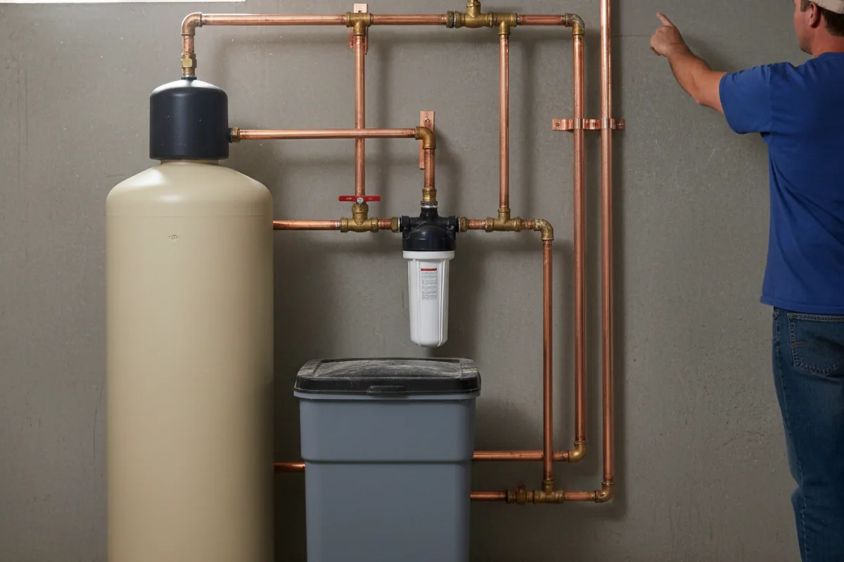 Whole-house water treatment system installed in Kennebunkport